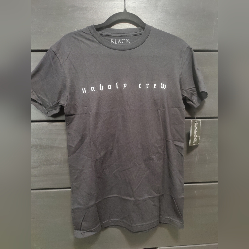Blackcraft Cult Unholy Crew T Shirt Tee Black Goth Emo Punk Lies Anti Religion